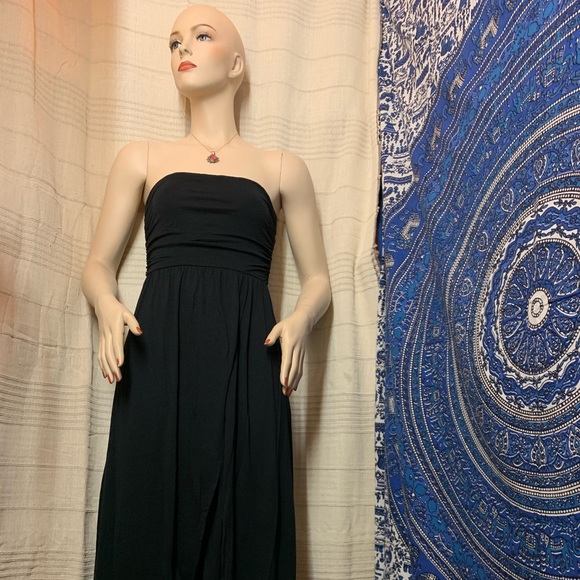 BANDEAU MIDI DRESS - Picture 4 of 8